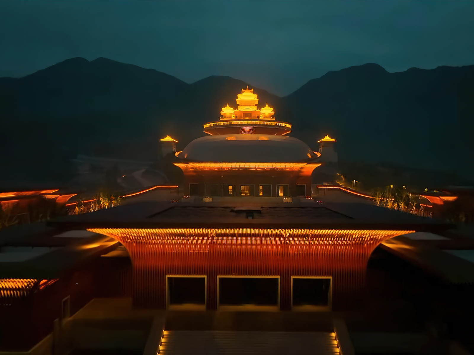 寧波奉化雪竇山佛學(xué)院霧森水景項(xiàng)目
